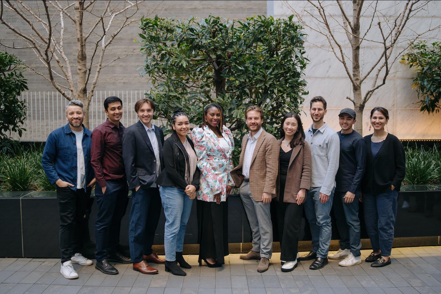 The founders of the artificial intelligence startups in the most recent Fast Forward cohort. 
